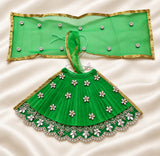 Mata Rani Green Lehenga Choli – Designer Festive Poshak