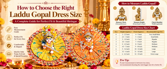 How to Choose the Right Laddu Gopal Dress Size | Daivik Vastram