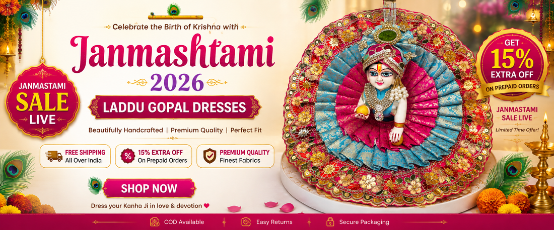 Laddu Gopal dress Janmashtami 2026