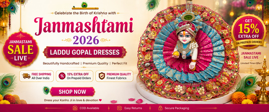 Laddu Gopal dress Janmashtami 2026