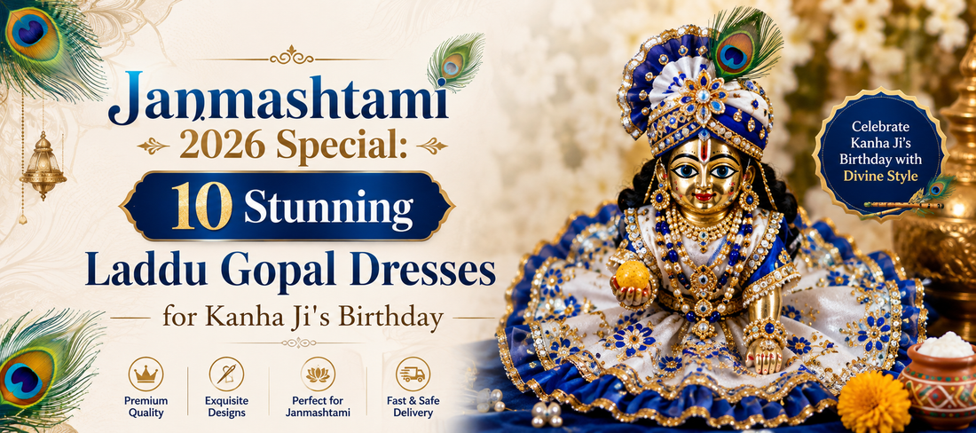 Janmashtami 2026 Special: 10 Stunning Laddu Gopal Dresses for Kanha Ji's Birthday