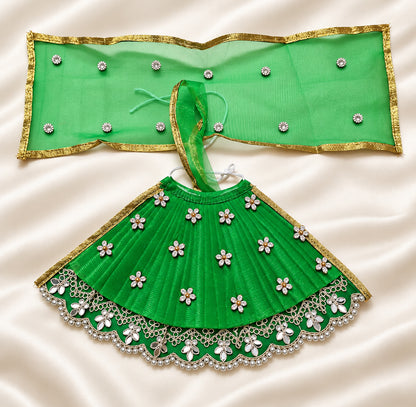 Mata Rani Green Lehenga Choli – Designer Festive Poshak