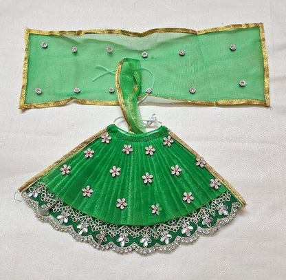 Mata Rani Green Lehenga Choli – Designer Festive Poshak