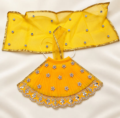 Mata Rani Yellow Lehenga Choli – Designer Festive Poshak