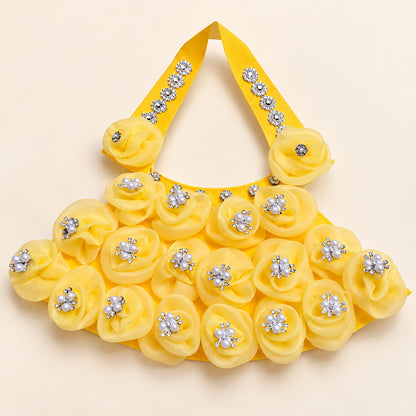 Mata Rani Yellow Lehenga Patka Set