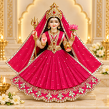 Pink Mata Rani Dress with Chunni