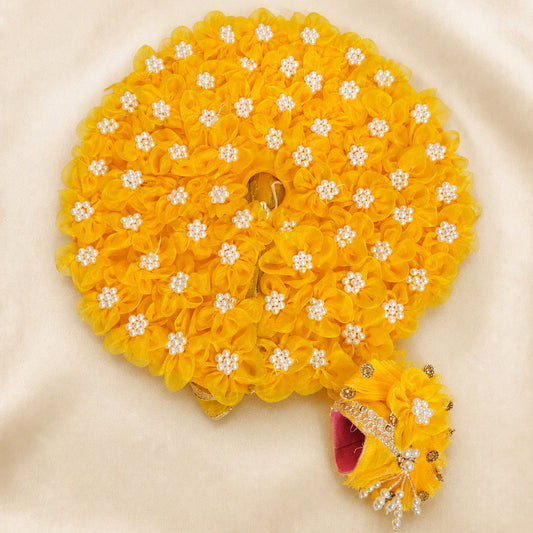 Sunshine Blossom Laddu Gopal Poshak with Designer Mukut