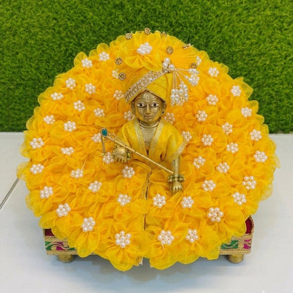 Sunshine Blossom Laddu Gopal Poshak with Designer Mukut