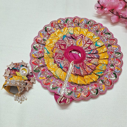 Peela Rangoli Rajsi Laddu Gopal Poshak