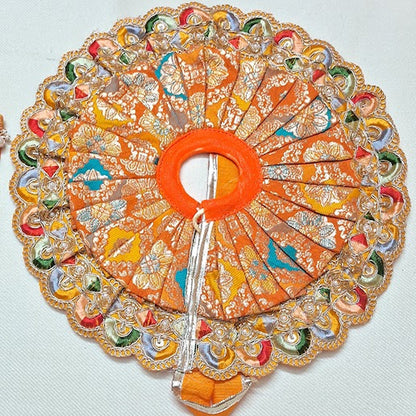 Kesariya Kunj Floral Laddu Gopal Poshak