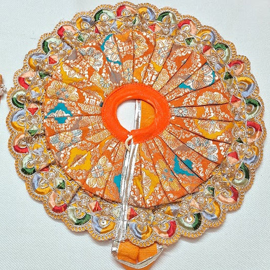 Kesariya Kunj Floral Laddu Gopal Poshak