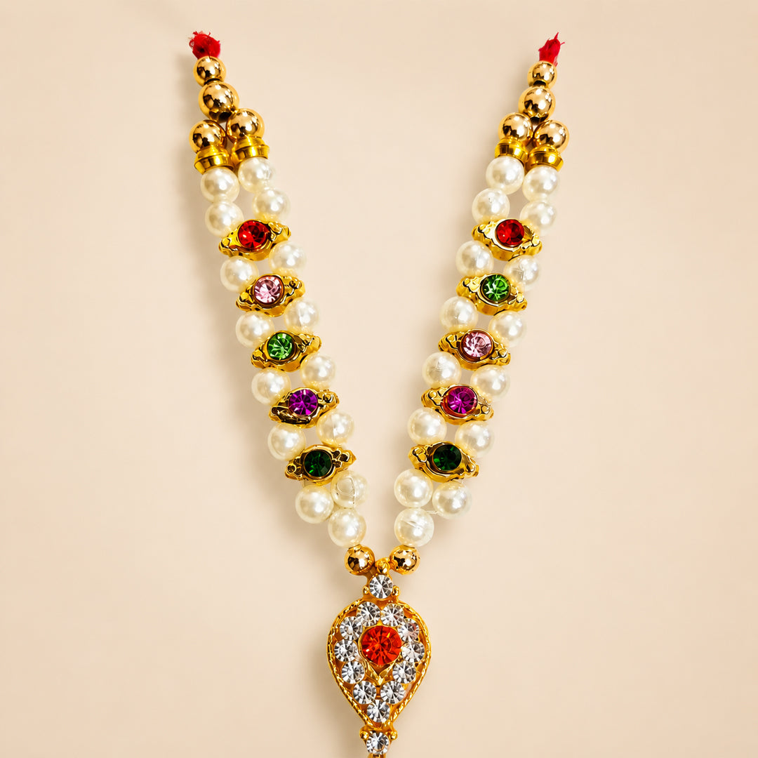 Multicolor Pearl Mala for Laddu Gopal Ji